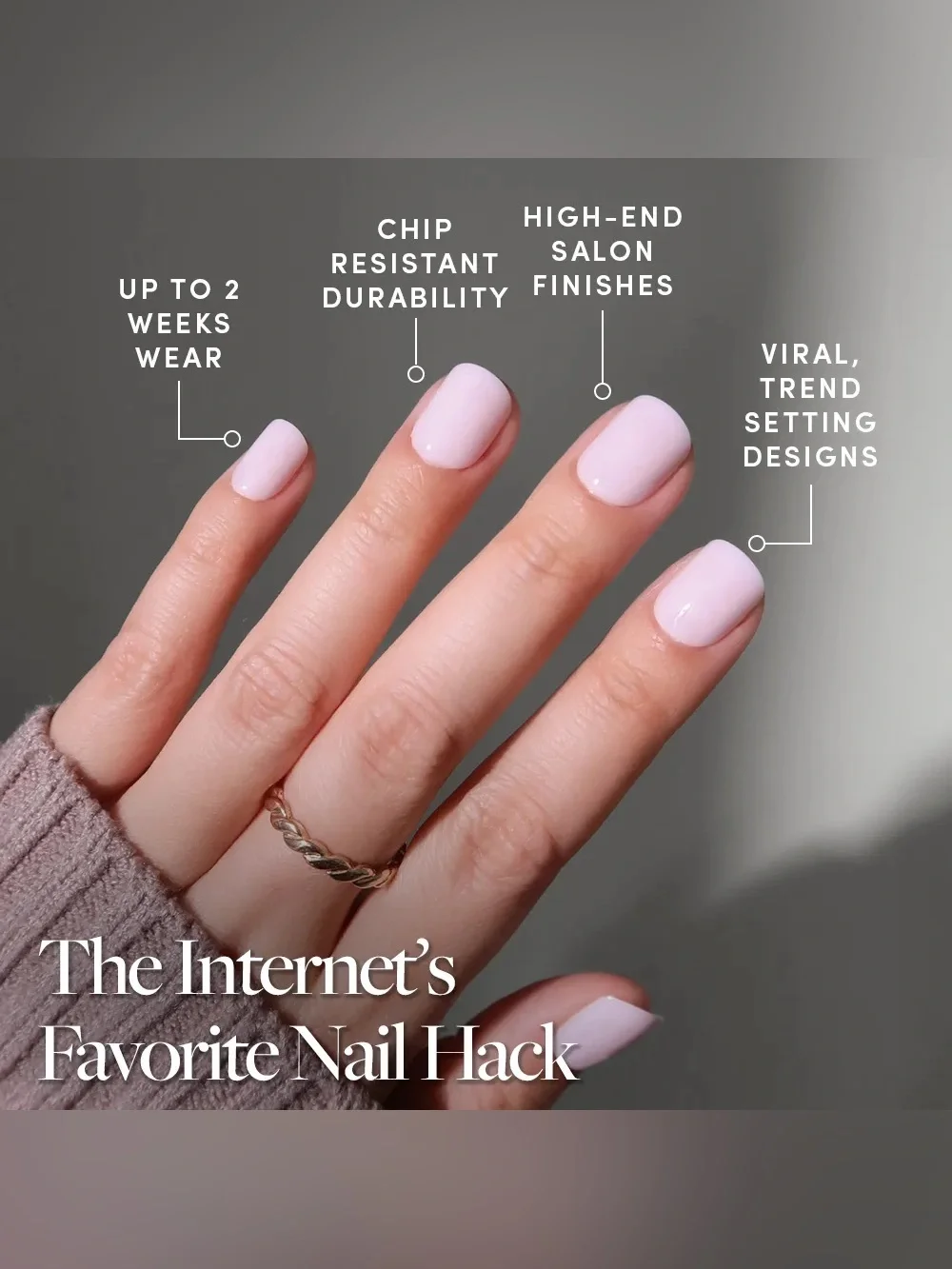 Glamnetic SUPER SHORT Bundle of 3. Press-on Nails. New in Box!